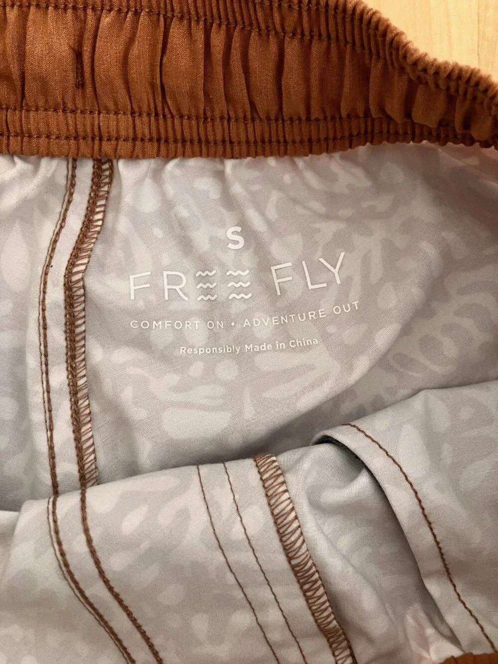 Free Fly Men's Palmera Swim Short Canyon Clay Size S NWT Unlined